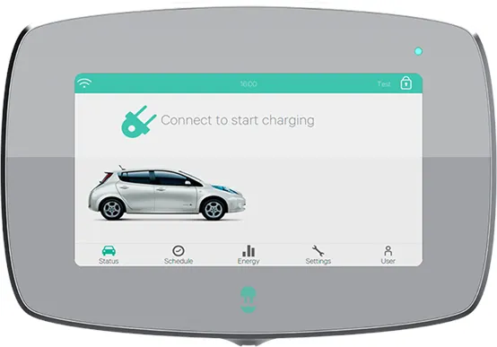 Wallbox Commander 2 laddbox med Wi-Fi, 22 kW, 5 meter, Typ 2, vit